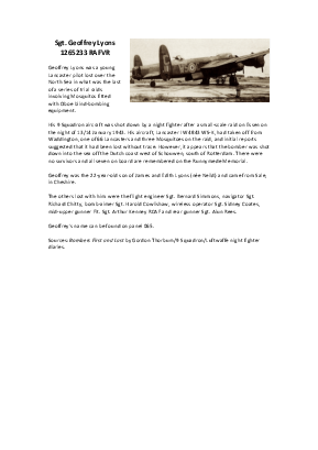 A preview of a PDF biography for Lyons, Geoffrey